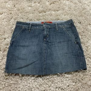 Vintage Denim Miniskirt